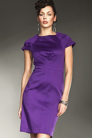 Nife S10 sukienka (fiolet)