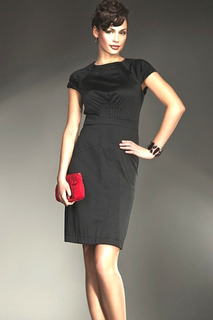 Nife S10 sukienka (czarny)