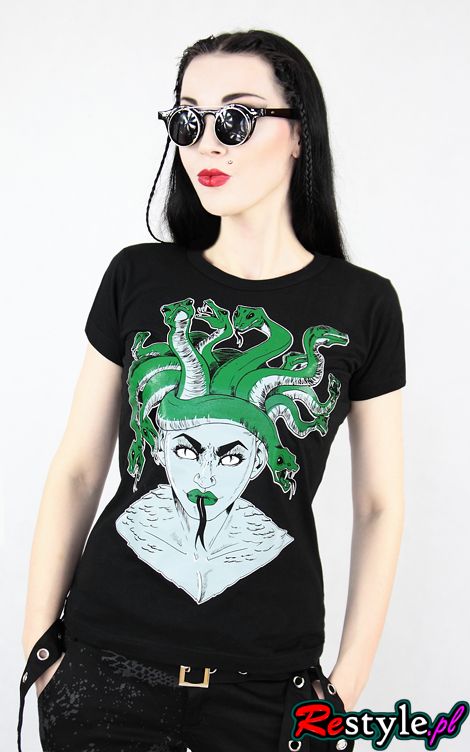 T-shirt  MEDUZA węże żmije koszulka damska steampunk