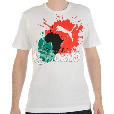 Koszulka Puma Africa Splash T Shirt wh