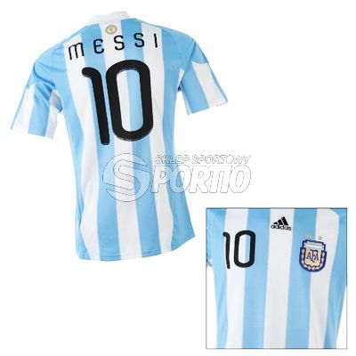 Koszulka Adidas Argentina Home Messi 10 Shirt cb