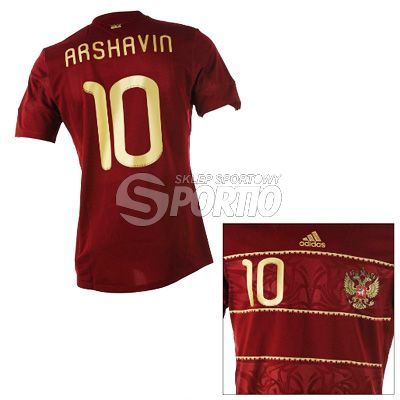 Koszulka Adidas Russia Home Arshavin 10 Shirt ca